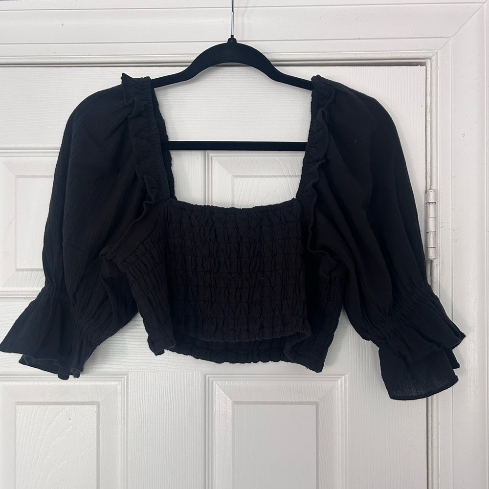 Free People 'At Ease' Crop Top- Size Medium